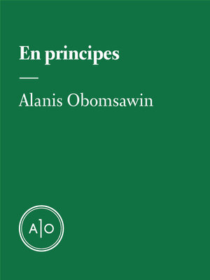 cover image of Alanis Obomsawin